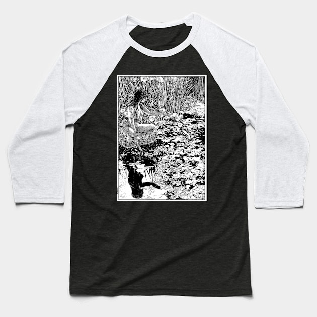 asc 534_La Dame du lac (Viviane) Baseball T-Shirt by apolloniasaintclair